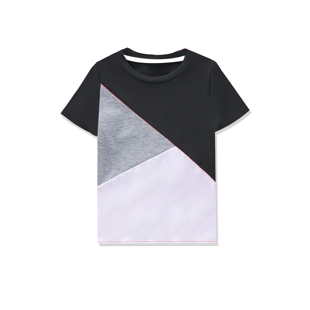 Color block kids t-shirt