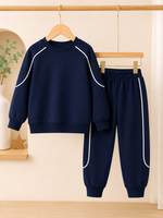 Navy Urban Edge Sweatshirt & Pockets Trouser