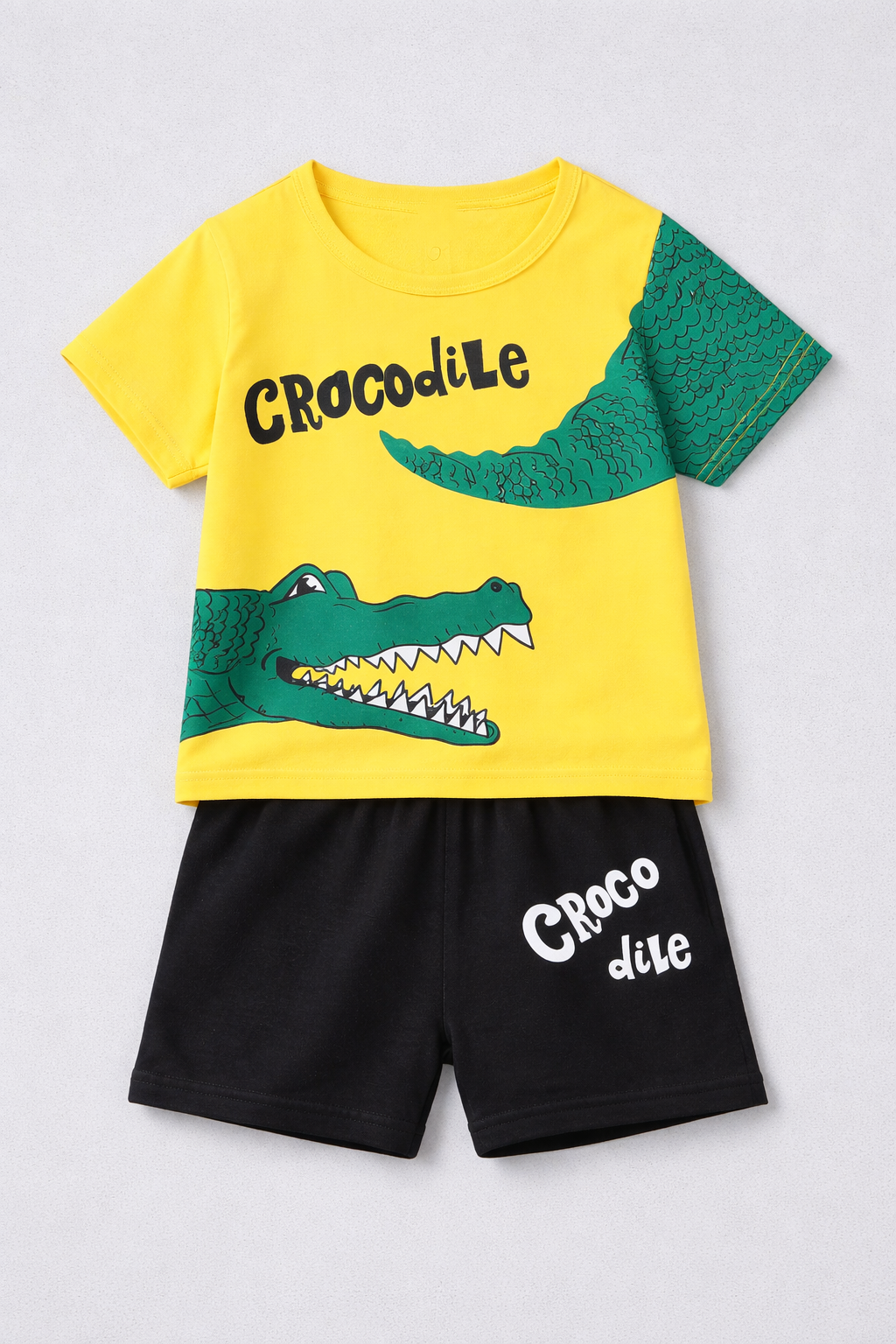 Crocodile kids summer tshirt & shorts