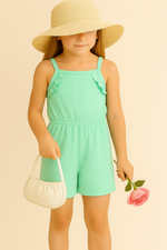 Playfull sand kids girl jumpsuit