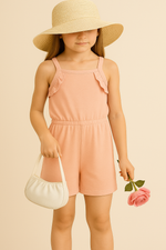 Playfull Peach kids girl jumpsuit