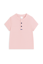 Button up henley kids Summer Shirt