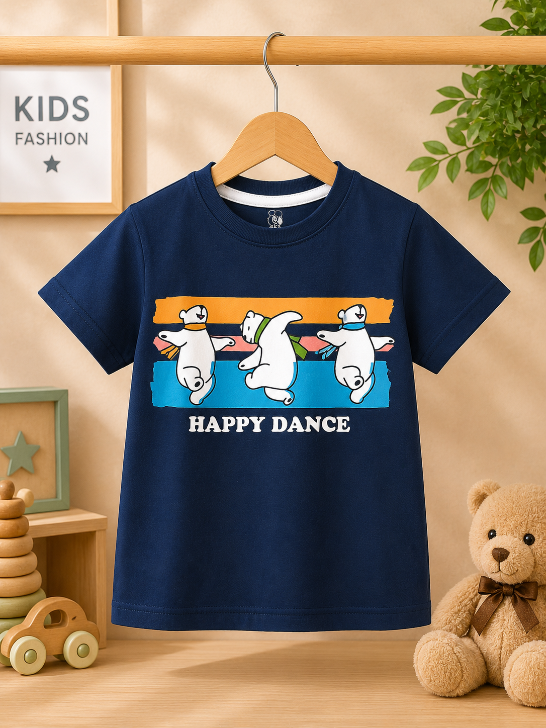 Happy dance kids summer t-shirt