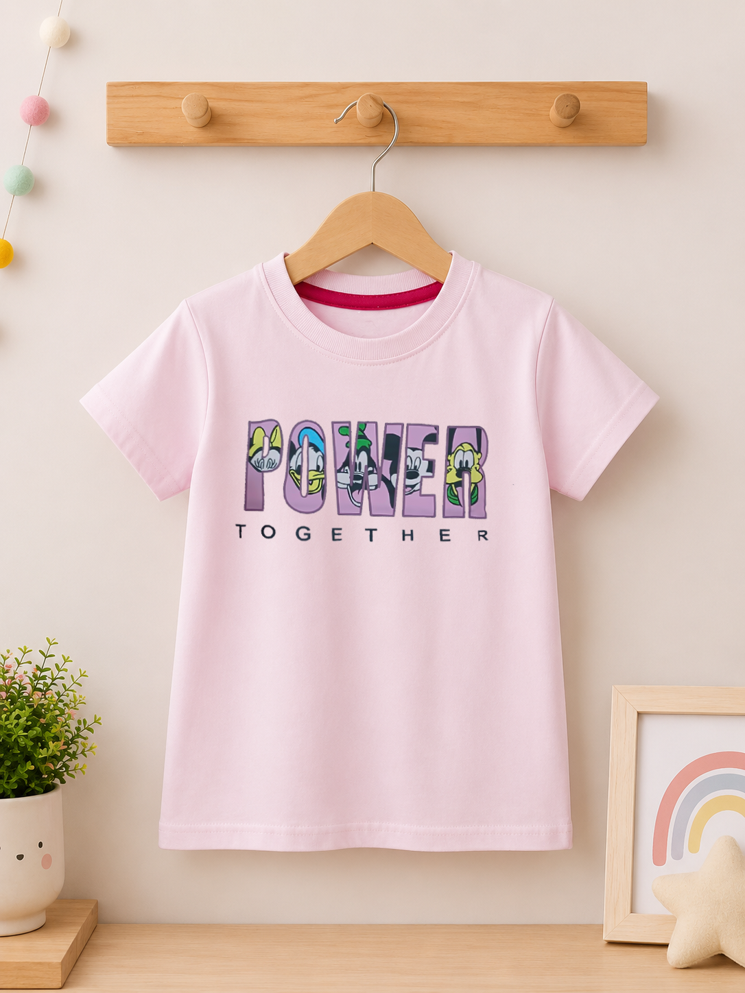 Power girl kids summer tshirt