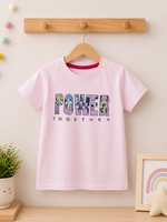 Power girl kids summer tshirt
