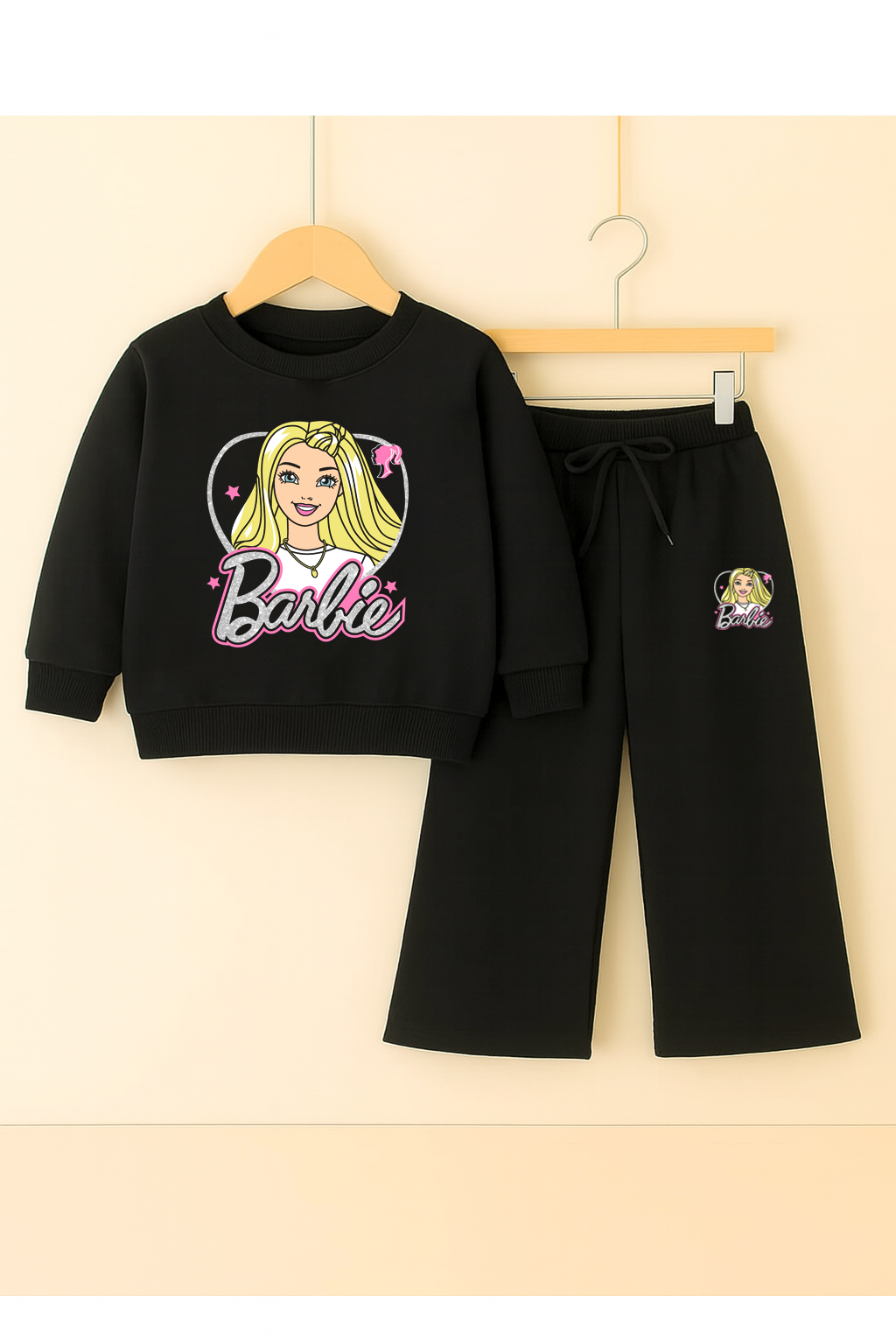 Barbie winter kids sweatshirt & Trouser Set