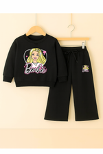 Barbie winter kids sweatshirt & Trouser Set