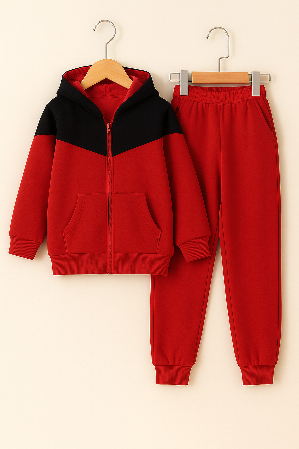 Red congo kids winter hood & Trouser