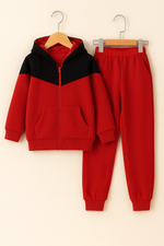 Red congo kids winter hood & Trouser