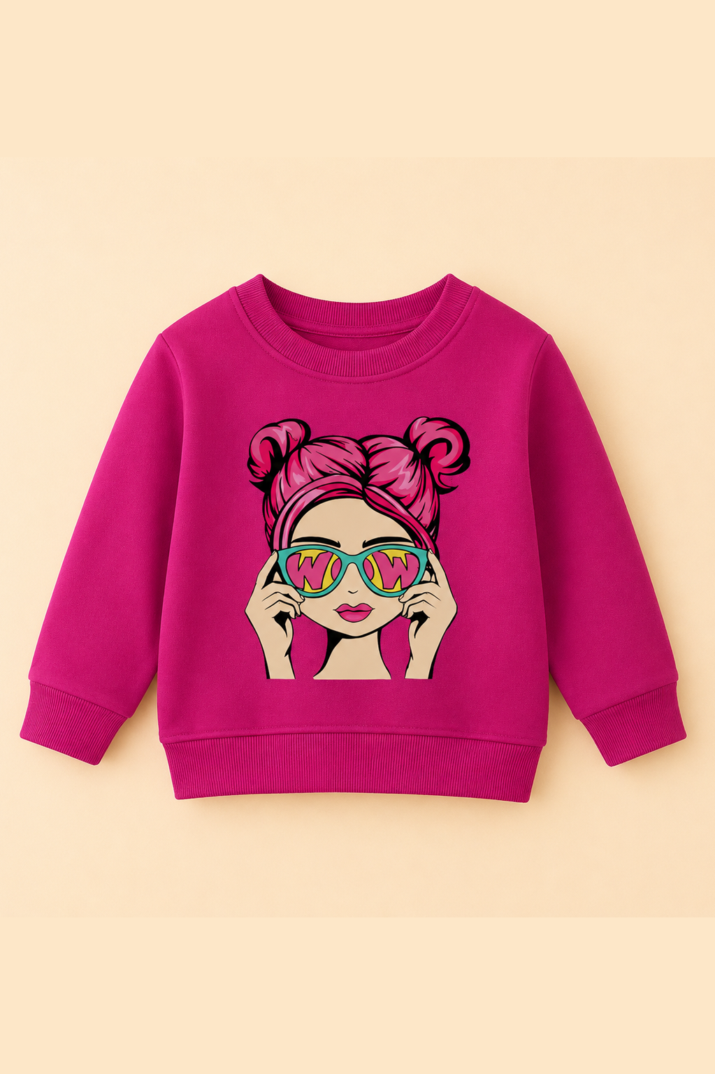 Cute girl kids sweat shirt