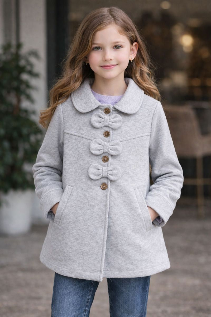 Mini Bow Elegance kids Coat