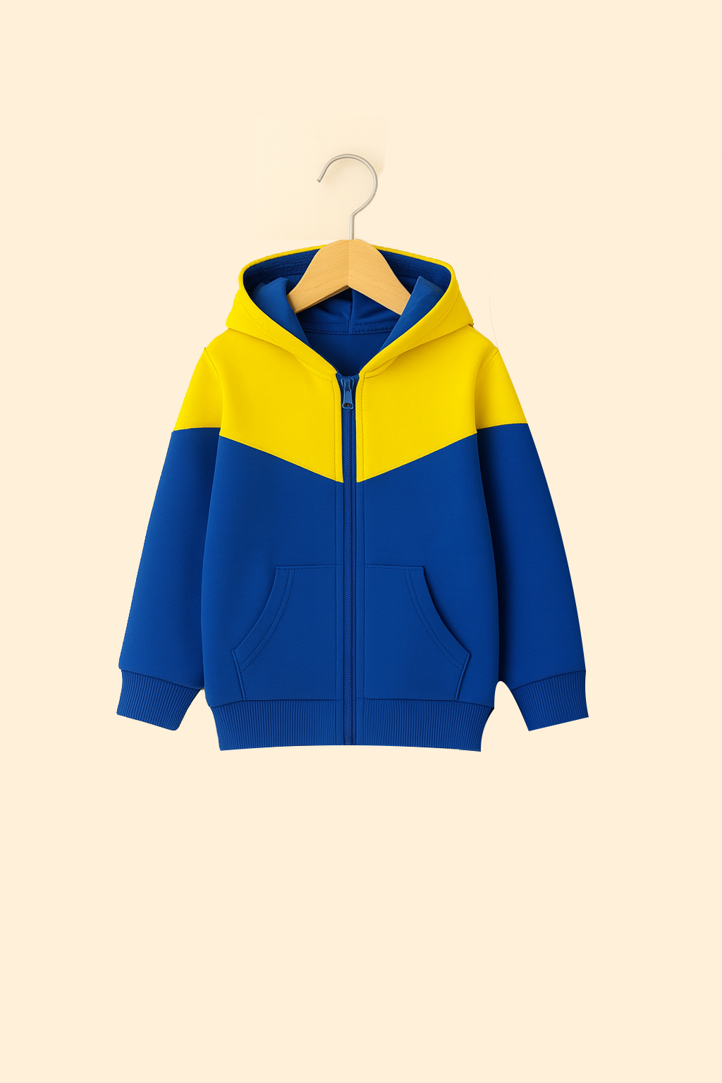 Blue congo kids winter hood