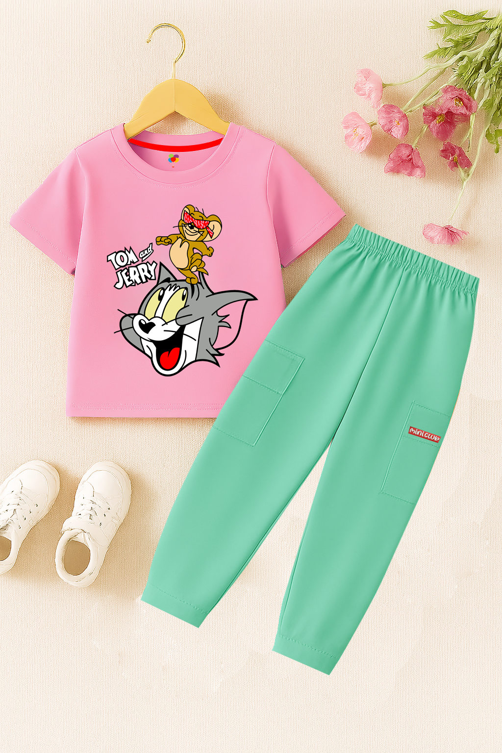 Tom & jerry t-shirt & trouser set