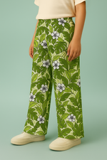 Floral breeze girls kids summer trouser