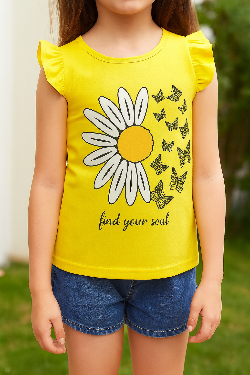 Flutter Sleeve girls Top