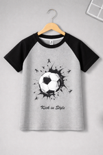 Wranglan footbal player kids summer tshirt