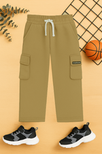 Light brown kids pockets Baggy trouser