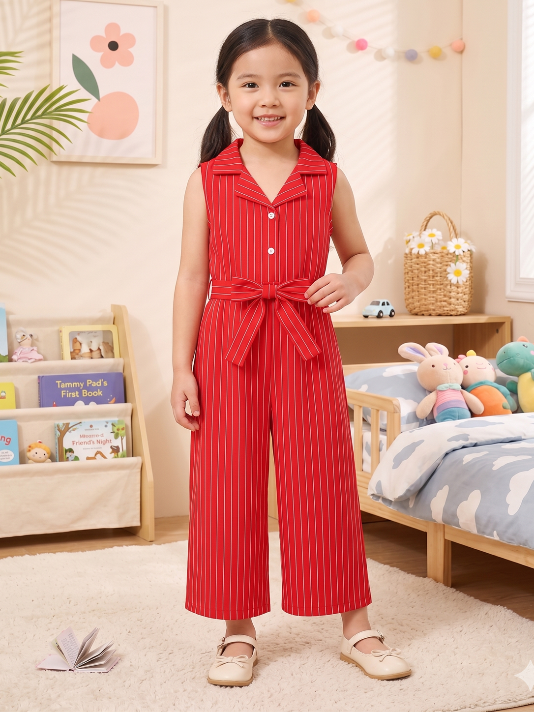 Ruby Lane Sleeveless kids Jumpsuit