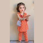 Orange Mini Girls Shirt