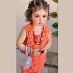Orange Mini Girls Shirt