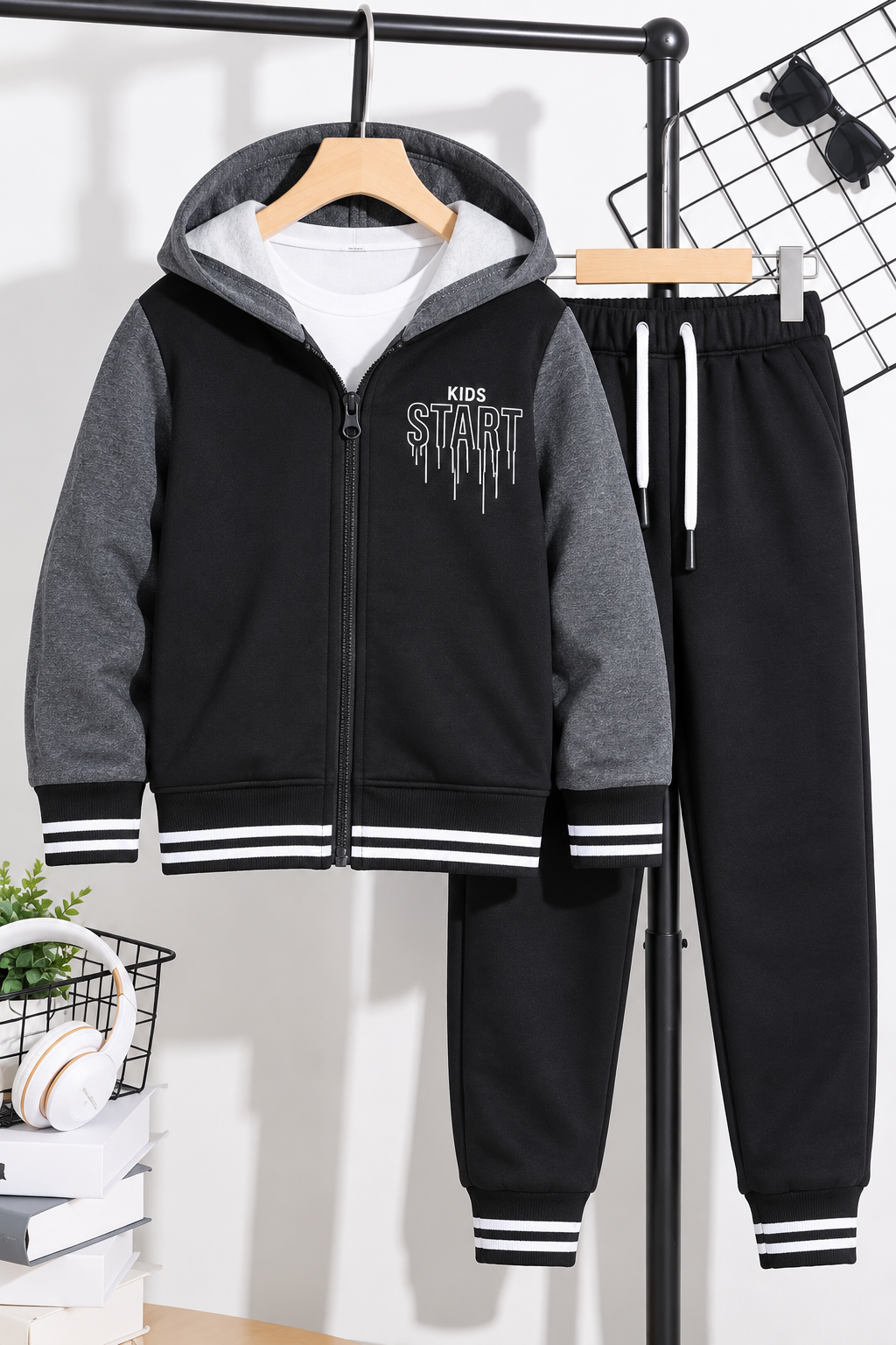 Start Hood & Trouser Kids Winter Tracksuit