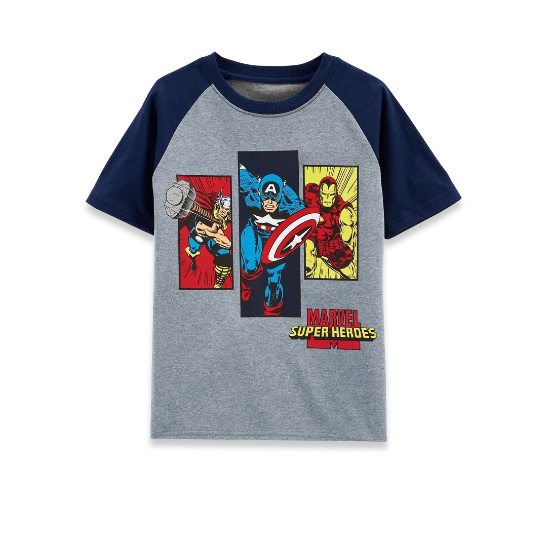 Kids Unisex Hero Shirt Black main image 0