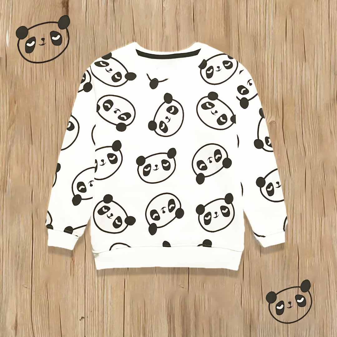 Panda kids winter sweat shirt