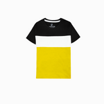Basic Black Yellow Kids T-Shirt