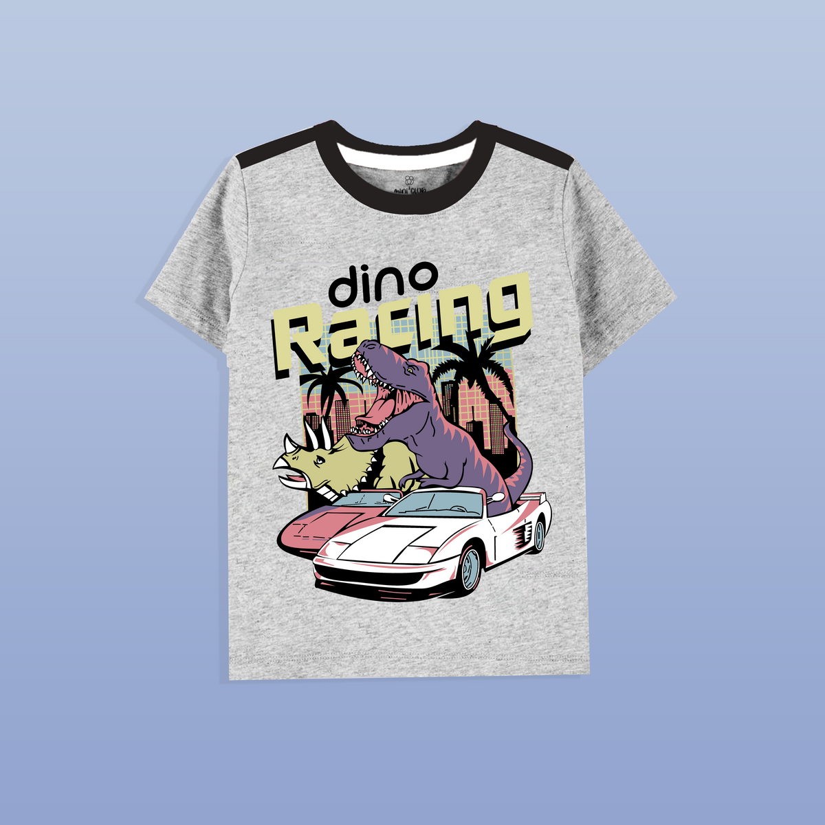 Dino Racer Kids T-Shirt
