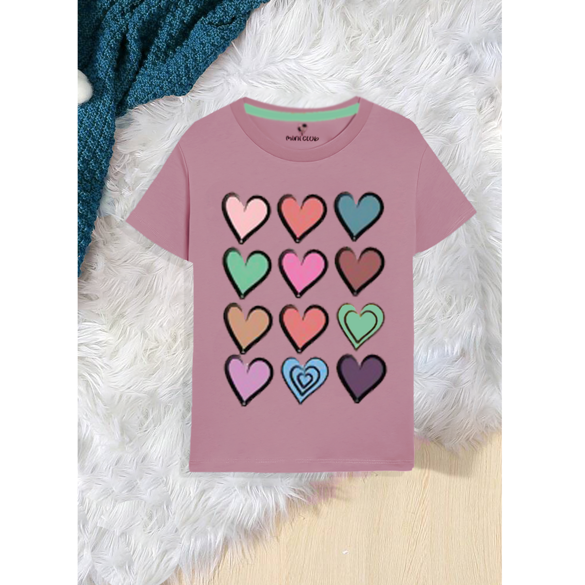 Many hearts kids t shirt