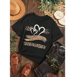 Black Heart kids girl summer t shirt