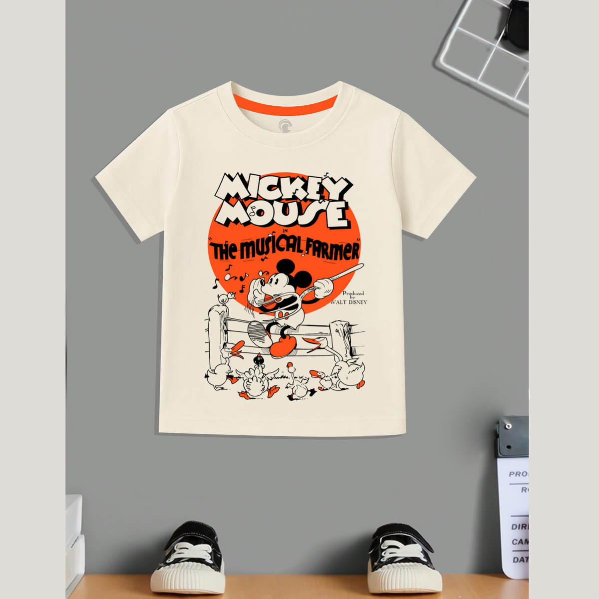 Musical farmer kids summer t shirt