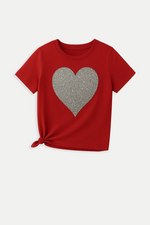 Sparking Heart kids summer t shirt