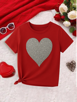 Sparking Heart kids summer t shirt