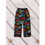 Graffiti urban girls kids summer trouser