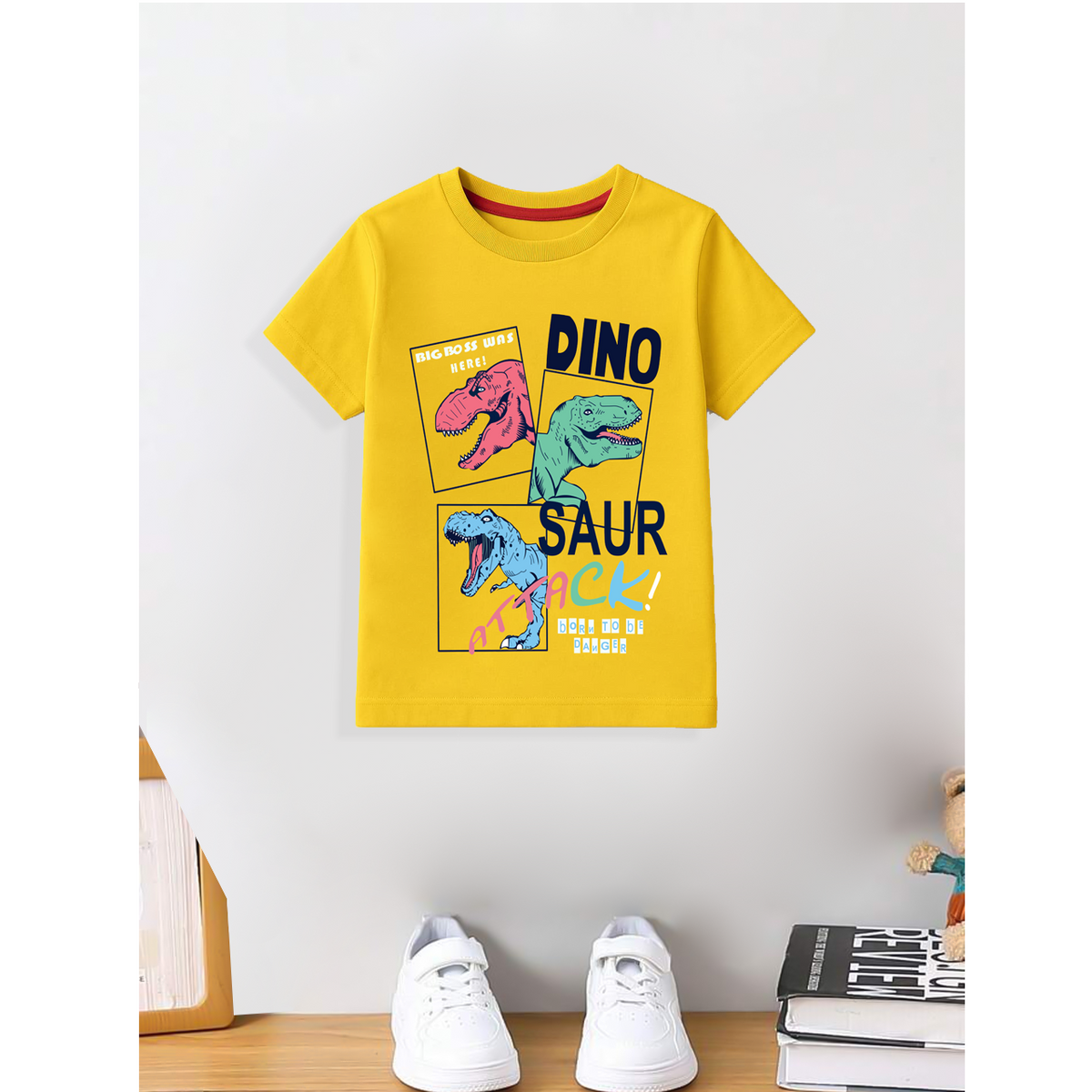 Dinosour attact summer t-shirt