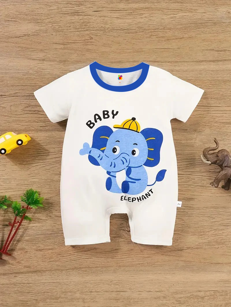 Baby elephent toddler kids romper