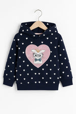 Bunny sparkle kids winter hood