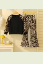 Savanna style winter kids Sweatshirt & Trouser Set