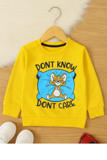 Dont care kids winter sweat shirt