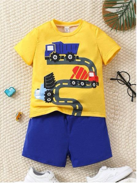 Crain kids summer tshirt & shorts