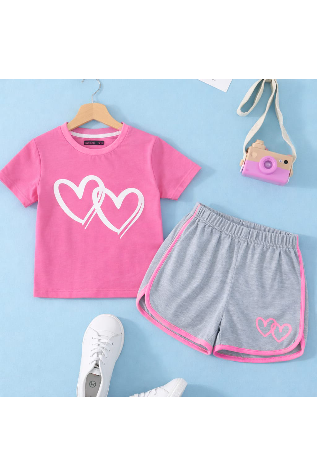 Hearts kids summer tshirt & shorts