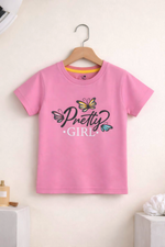 Pretty girl kids summer tshirt