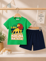 Lion king kids summer t shirt & shorts