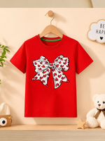 Heart Bow Charm Tee