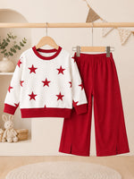 Stars Girls Sweatshirt & Flapper
