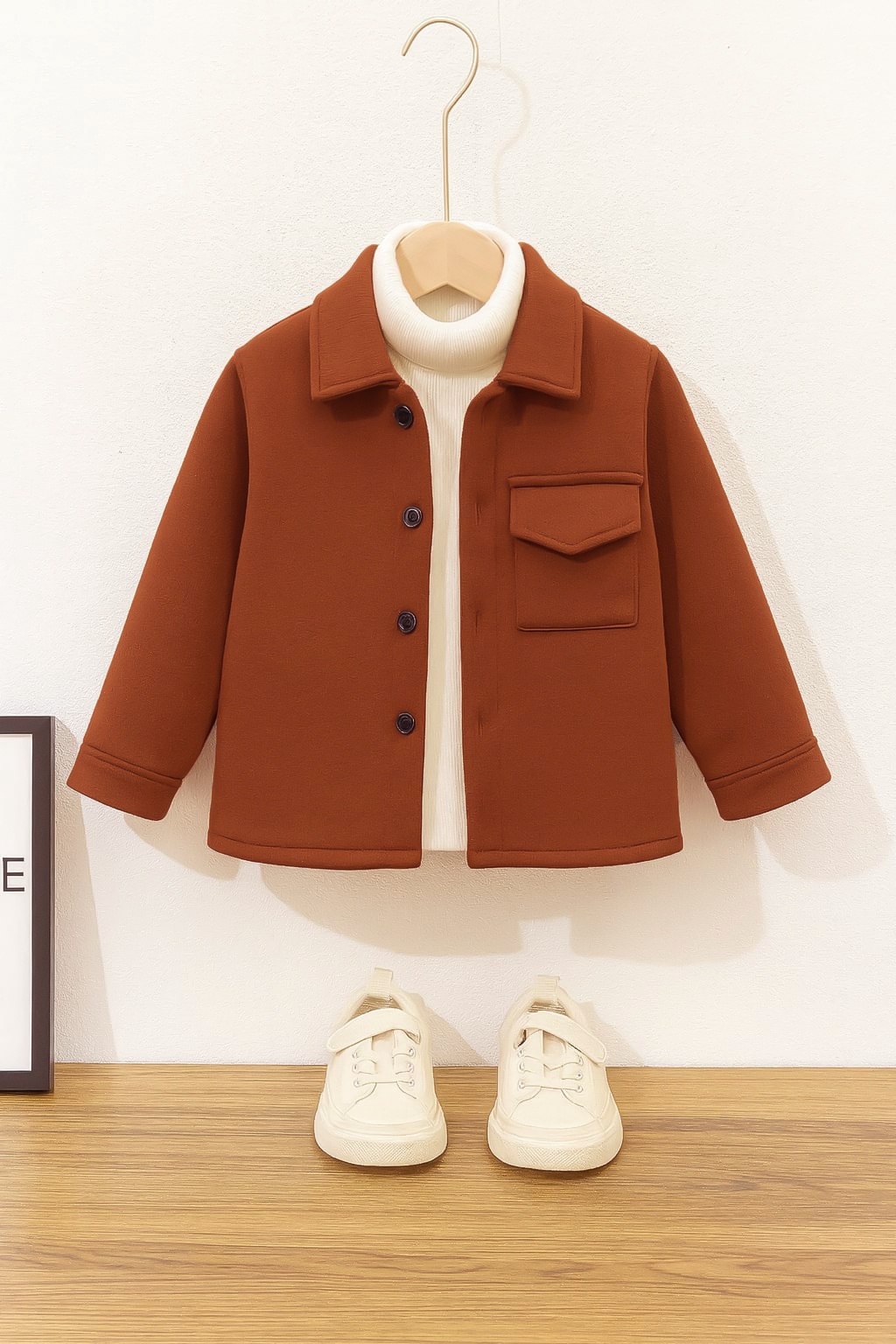 Rusty pocket kids fleece shirt