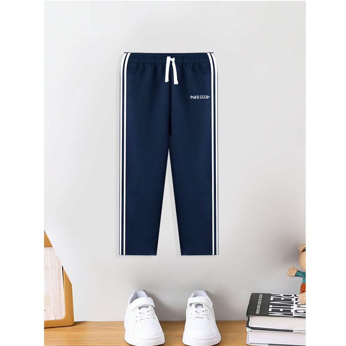 Navy kids sports summer trouser
