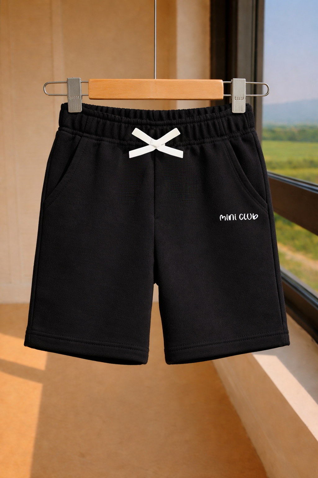 Black kids summer shorts