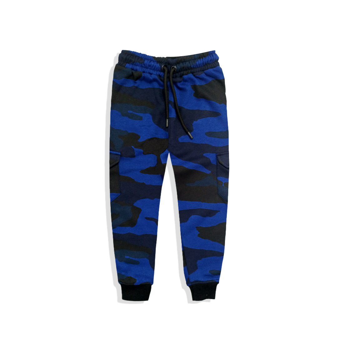 Blue camo Kids Trouser